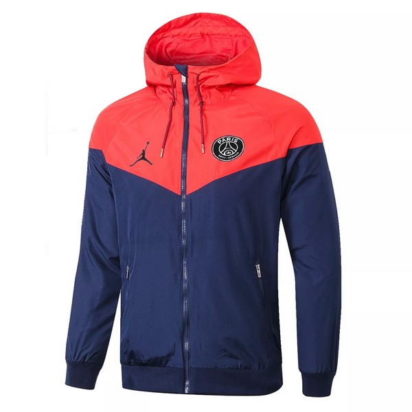 Giacca Calcio a vento PSG 20/21 Blu Navy Rosso